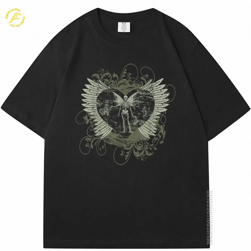 Aesthetic Y2K Fairy Wings Skeleton Alt Grunge Oversize T-Shirt 3XL Shirts For Man Tee Shirts Personnalisé Designer Adult T Shirt 
Aesthetic Y2K Fairy Wings Skeleton Alt Grunge Oversize T-Shirt 3XL Shirts For Man Tee Shirts Personnalisé Designer Adult T Shirt
