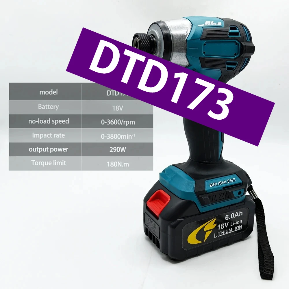 Для Makita 18 В AIMJIN DTD173 1800 об/мин аккумуляторная ударная отвертка 180 Нм бесщеточный двигатель электрическая дрель по дереву/болту/Т-режим
Для Makita 18 В AIMJIN DTD173 1800 об/мин аккумуляторная ударная отвертка 180 Нм бесщеточный двигатель электрическая дрель по дереву/болту/Т-режим