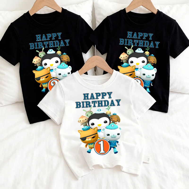 Octonauts Anime T-shirt Kids Birthday Number 1-9 Years Old Cute Print Cotton Streetwear Tees Boys Girl Child Summer Clothes Tops
Octonauts Anime T-shirt Kids Birthday Number 1-9 Years Old Cute Print Cotton Streetwear Tees Boys Girl Child Summer Clothes Tops