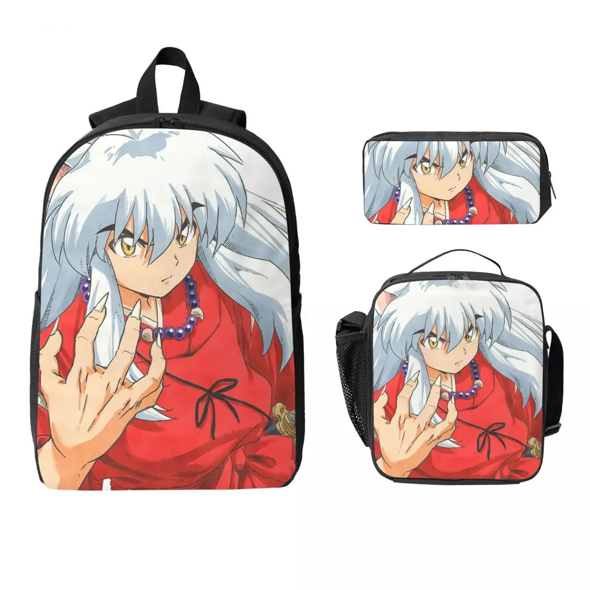Inuyasha Anime Backpack Boys Girls BookBag School Bag Computer Shoulder Bags 3ps Insulated Lunch Bag Pencil Case
Inuyasha Anime Backpack Boys Girls BookBag School Bag Computer Shoulder Bags 3ps Insulated Lunch Bag Pencil Case