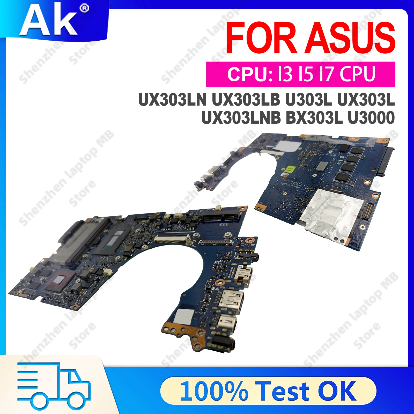 UX303LN UX303LNB Mainboard For ASUS UX303L UX303LA UX303LAB UX303LN UX303LB UX303LNB Laptop Motherboard i3 i5 i7-4th 5th Gen CPU
UX303LN UX303LNB Mainboard For ASUS UX303L UX303LA UX303LAB UX303LN UX303LB UX303LNB Laptop Motherboard i3 i5 i7-4th 5th Gen CPU