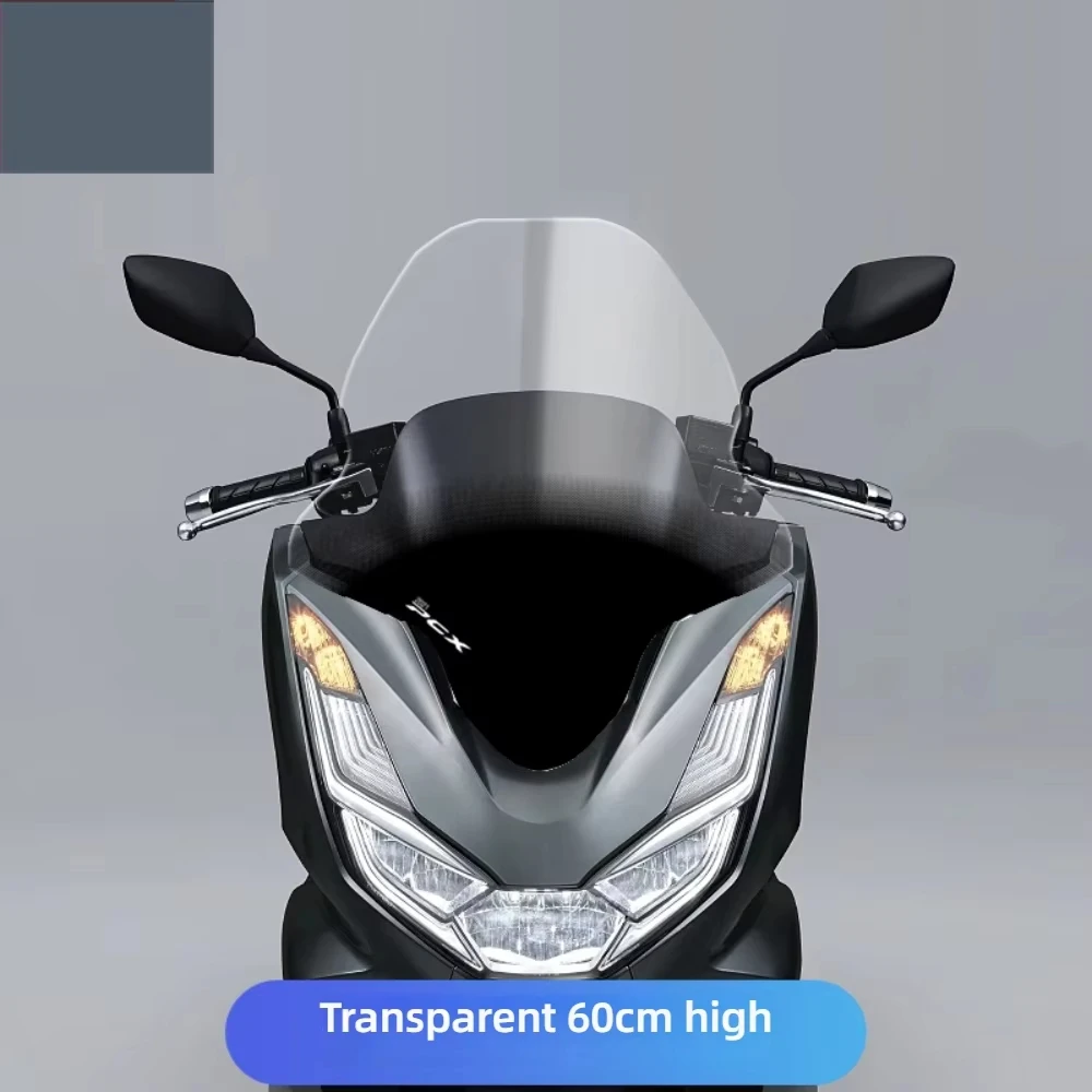 For Honda new PCX160 modified windshield 21 models with front windshield and chest protector
For Honda new PCX160 modified windshield 21 models with front windshield and chest protector