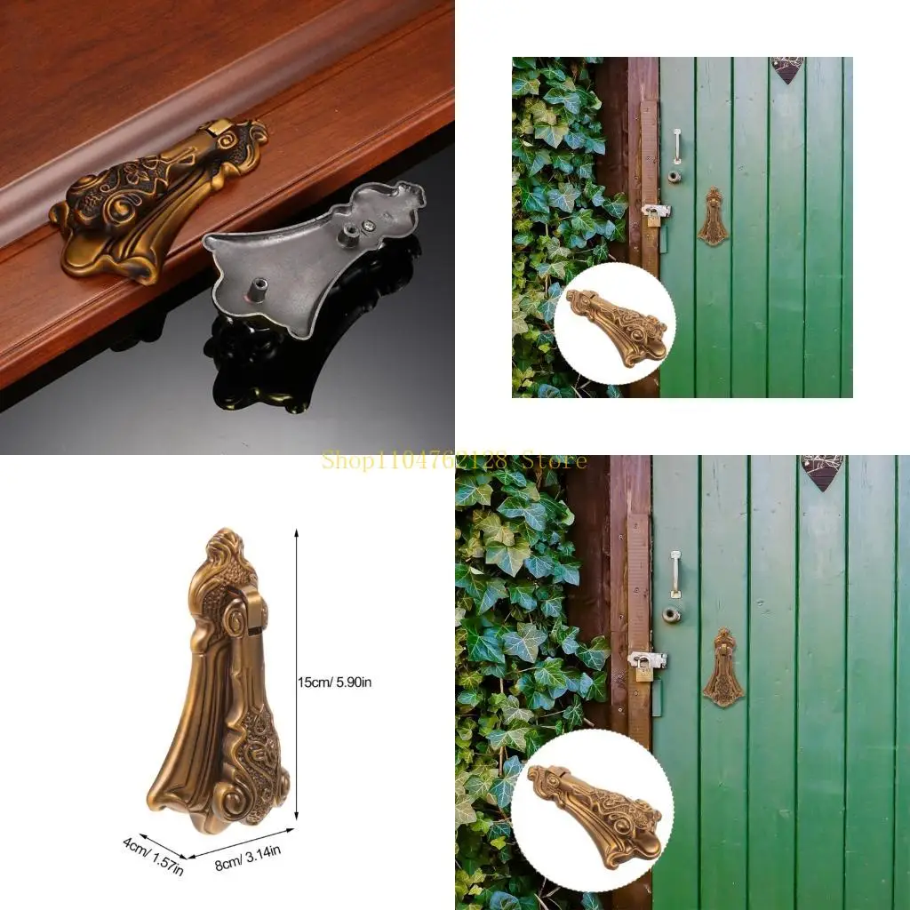 Zincs Alloys Retros Door Knocker for Corrosions Resistance Effortlessly Mounting Home and Garden Decoration best sale
Zincs Alloys Retros Door Knocker for Corrosions Resistance Effortlessly Mounting Home and Garden Decoration best sale