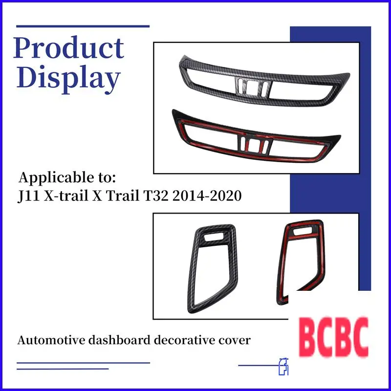 BB-3Pcs Car AC Vent Center Air Conditioning Outlet Cover Trim For Nissan Qashqai J11 X-Trail X Trail T32 2014-2020
BB-3Pcs Car AC Vent Center Air Conditioning Outlet Cover Trim For Nissan Qashqai J11 X-Trail X Trail T32 2014-2020