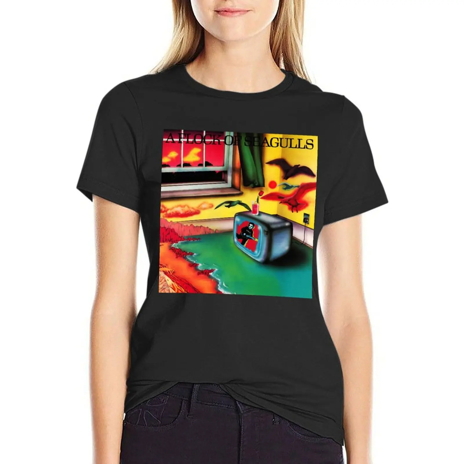 a flock of seagulls Essential T-Shirt aesthetic clothes summer top heavyweights Aesthetic clothing oversized t shirts for Women
a flock of seagulls Essential T-Shirt aesthetic clothes summer top heavyweights Aesthetic clothing oversized t shirts for Women