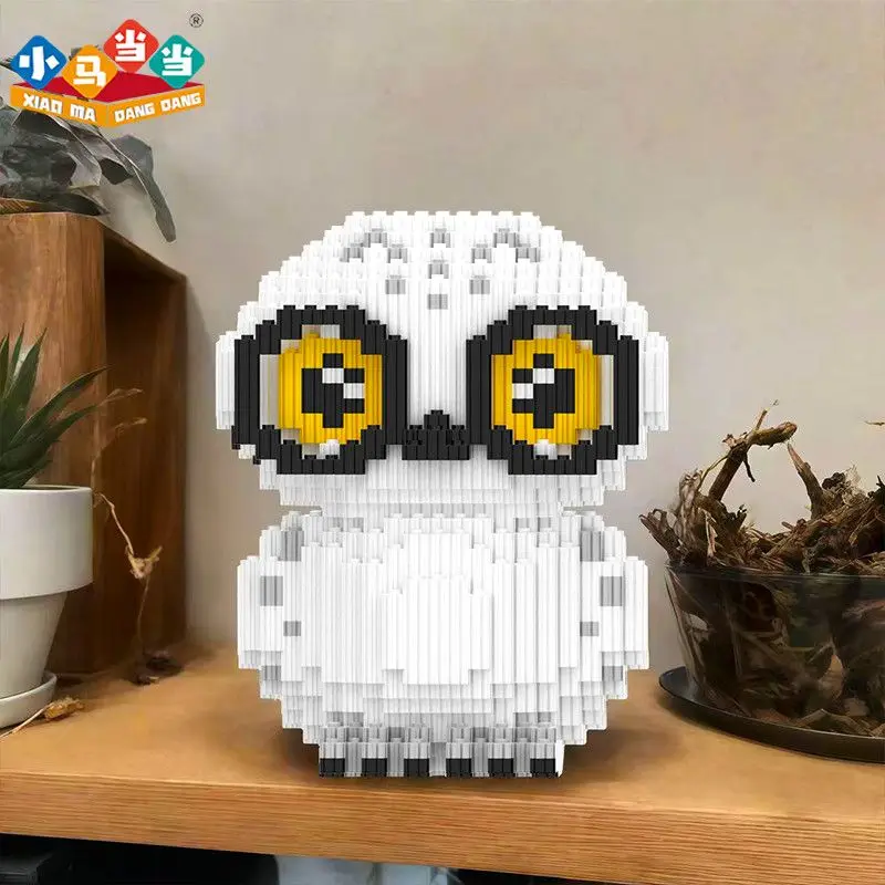19-сантиметровая милая белая сова из строительных блоков, 3D-конструктор, игрушка-украшение для мальчиков и девочек, подарок на день рождения
19-сантиметровая милая белая сова из строительных блоков, 3D-конструктор, игрушка-украшение для мальчиков и девочек, подарок на день рождения