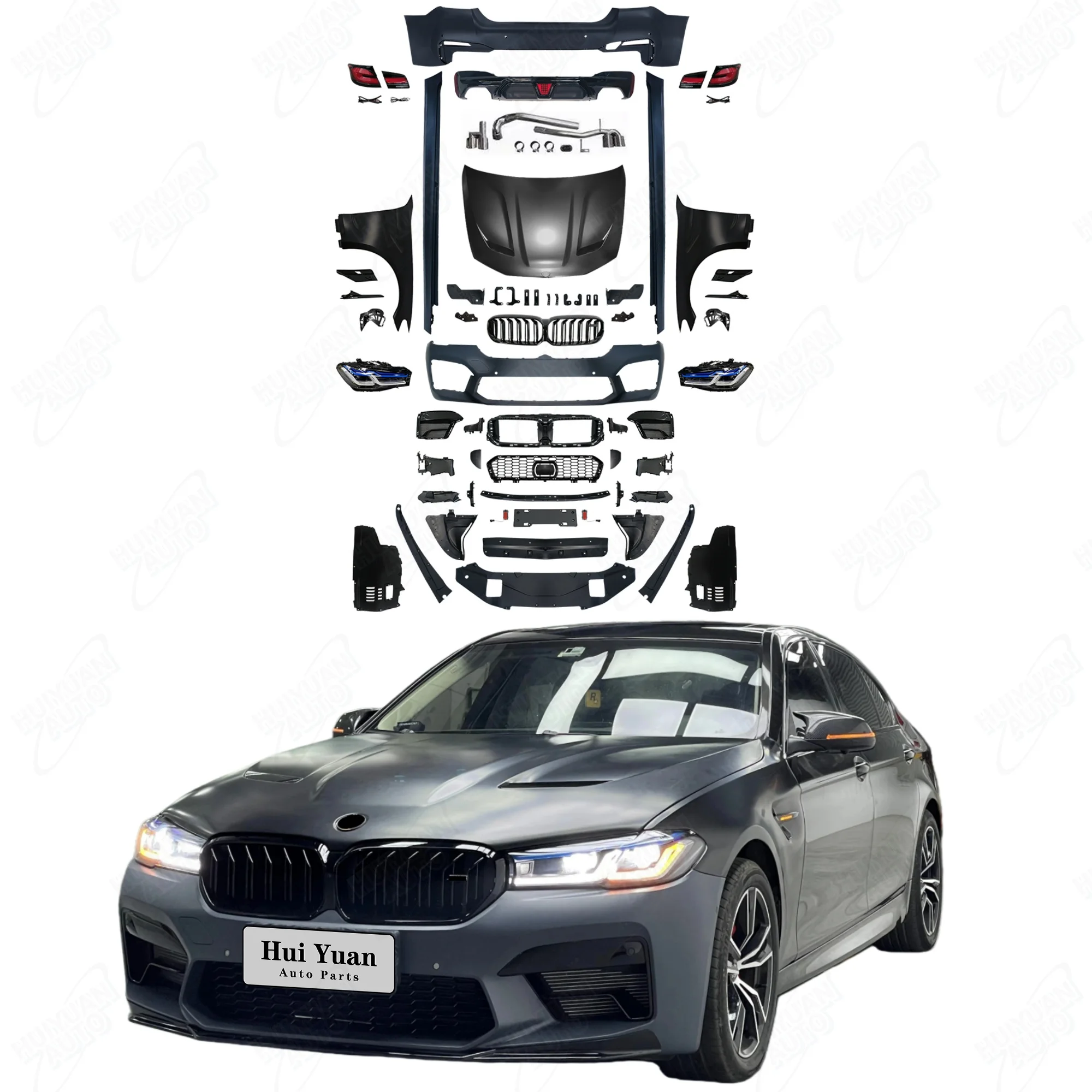 Top Quality Car Body Kit Modification Accessories for F10 F18 to G30 LCI M5 CS Front and Rear Bumper Headlight Plug and Play
Top Quality Car Body Kit Modification Accessories for F10 F18 to G30 LCI M5 CS Front and Rear Bumper Headlight Plug and Play