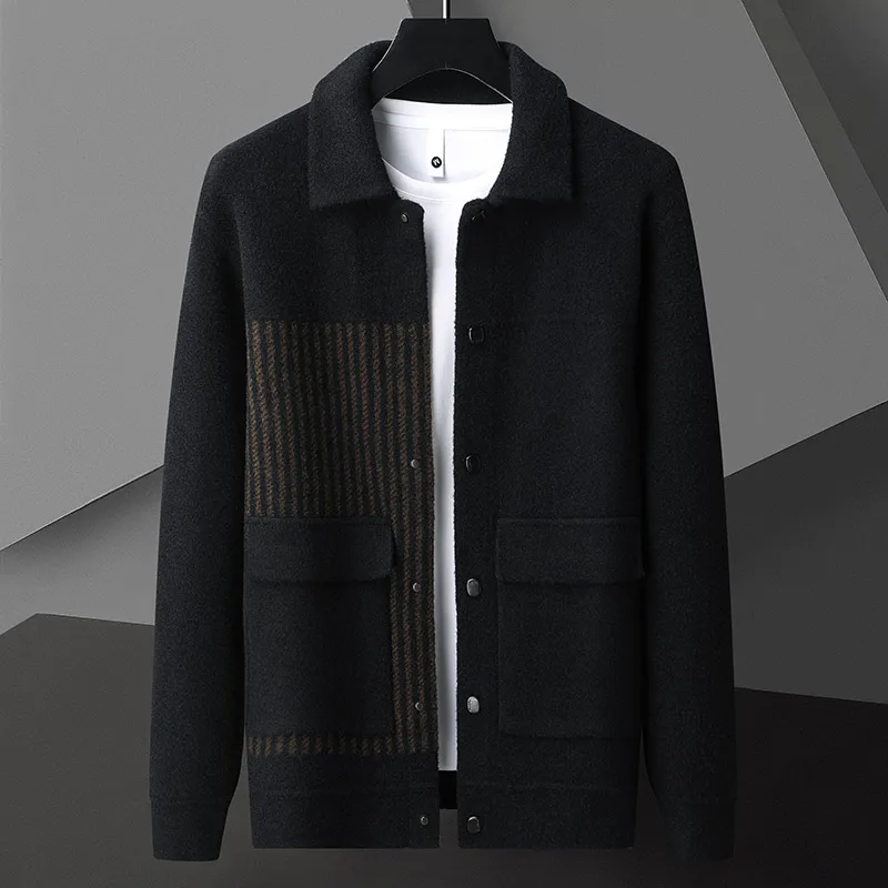 100% Cashmere Cardigan Mens Clothing 2023 Autumn Winter Male Thick Warm Knit Sweater Coat Korean Fashion Slim Fit Jacket For Men
100% Cashmere Cardigan Mens Clothing 2023 Autumn Winter Male Thick Warm Knit Sweater Coat Korean Fashion Slim Fit Jacket For Men