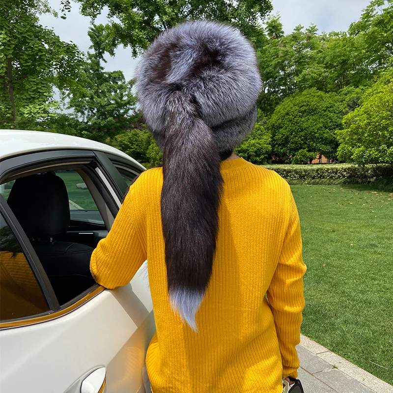 2022 New Style Winter 100% Real Fox Fur Hat Women Trapper Snow Skiing Hat Caps Earflap Luxury Silver Fox Fur
2022 New Style Winter 100% Real Fox Fur Hat Women Trapper Snow Skiing Hat Caps Earflap Luxury Silver Fox Fur