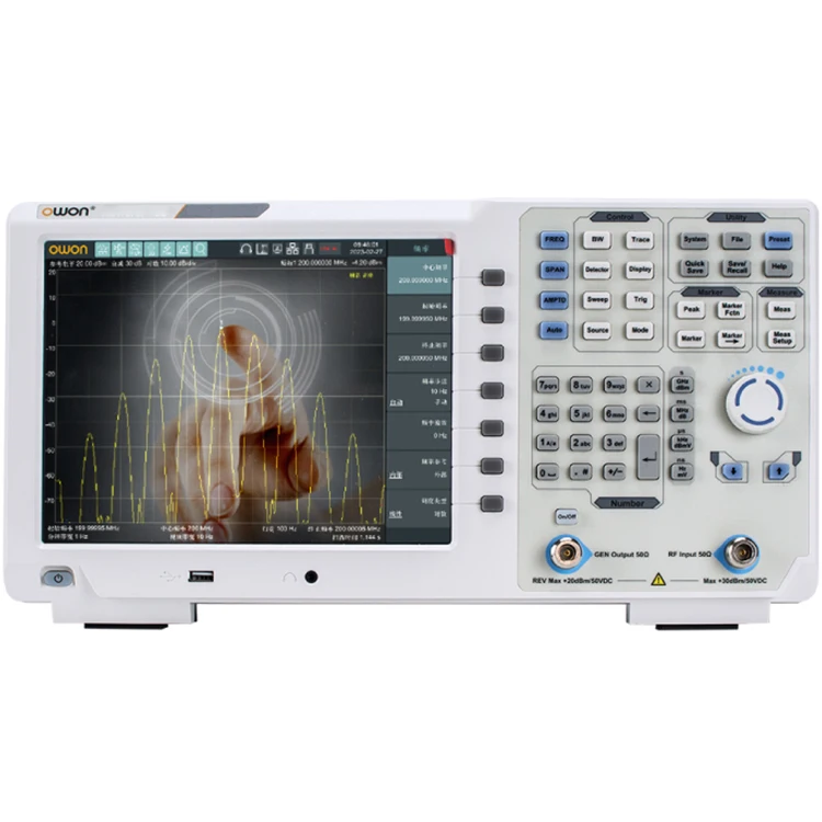 OWON NSA1015P Precision Signal Analysis Touchscreen Spectrum Analyzer 9KHz-1.5GHz Frequency Range 1Hz RBW 1 Year Warranty OEMAR
OWON NSA1015P Precision Signal Analysis Touchscreen Spectrum Analyzer 9KHz-1.5GHz Frequency Range 1Hz RBW 1 Year Warranty OEMAR