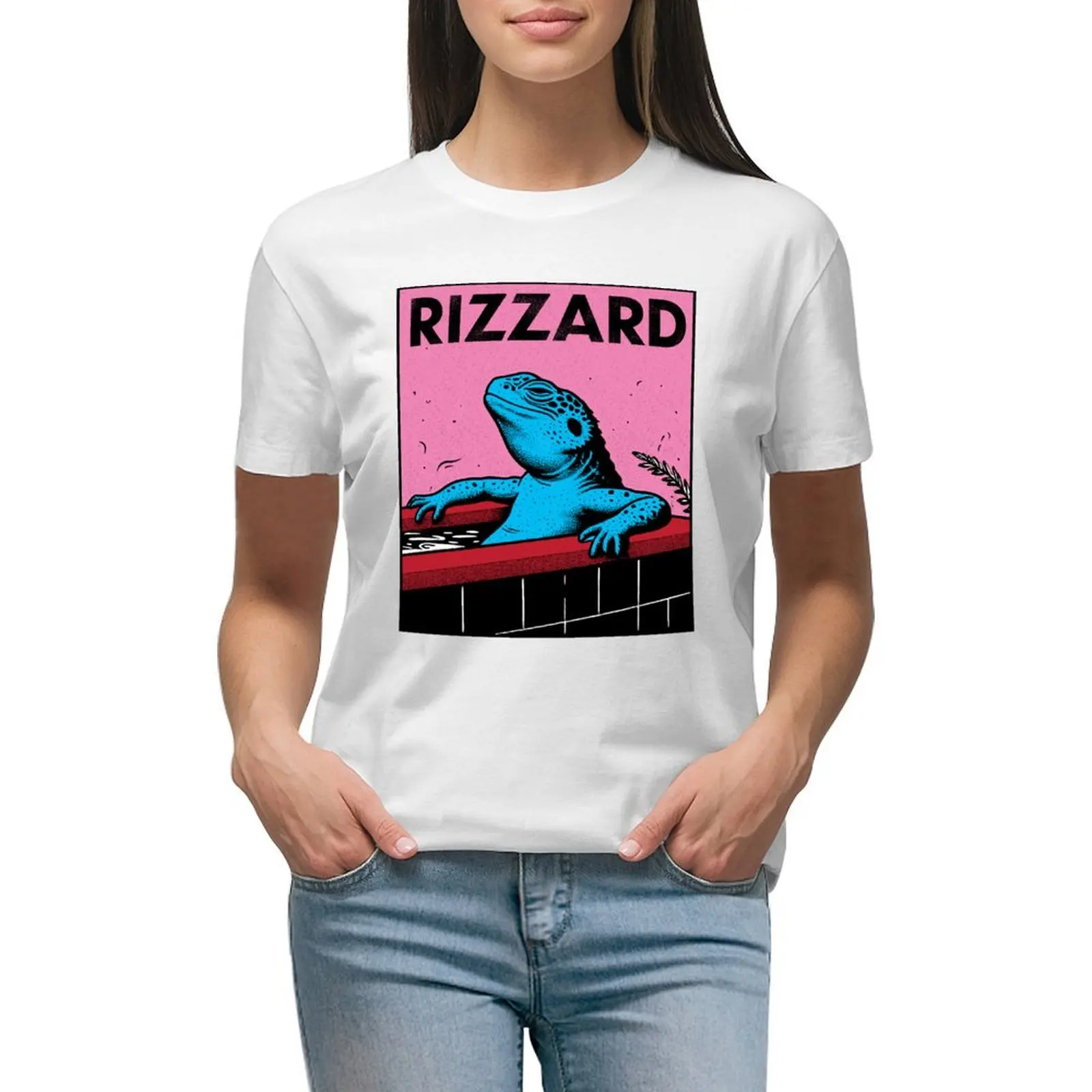 Rizzard T-shirt Short sleeve tee vintage clothes summer tops graphic t-shirts for Women
Rizzard T-shirt Short sleeve tee vintage clothes summer tops graphic t-shirts for Women