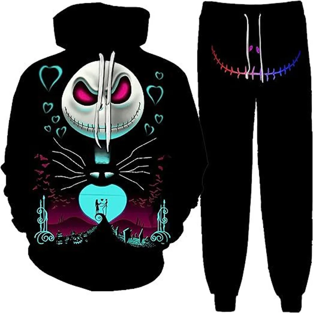 Spring and autumn new Halloween cosplay men's clothing 3D digital printed hooded sweatshirt trousers suit Christmas Horror Night
Spring and autumn new Halloween cosplay men's clothing 3D digital printed hooded sweatshirt trousers suit Christmas Horror Night