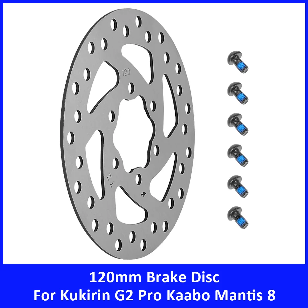120mm 6 Hole Disc Brake for Kugoo Kukirin G2 Pro Kaabo Mantis 8 Inmotion L9 Electric Scooter Accessories Replacement Spare Parts
120mm 6 Hole Disc Brake for Kugoo Kukirin G2 Pro Kaabo Mantis 8 Inmotion L9 Electric Scooter Accessories Replacement Spare Parts