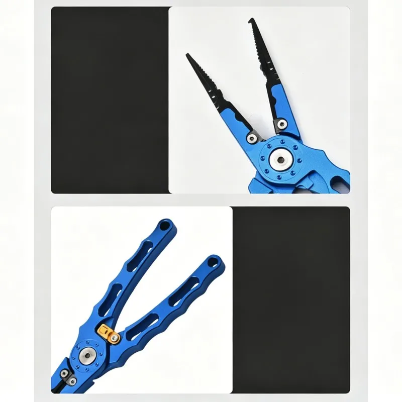 FSTE-Aluminum Fishing Tool Set-Fish Gripper With Lock, Hook Remover, Lead Weight Plier, Press And Ring Opener
FSTE-Aluminum Fishing Tool Set-Fish Gripper With Lock, Hook Remover, Lead Weight Plier, Press And Ring Opener