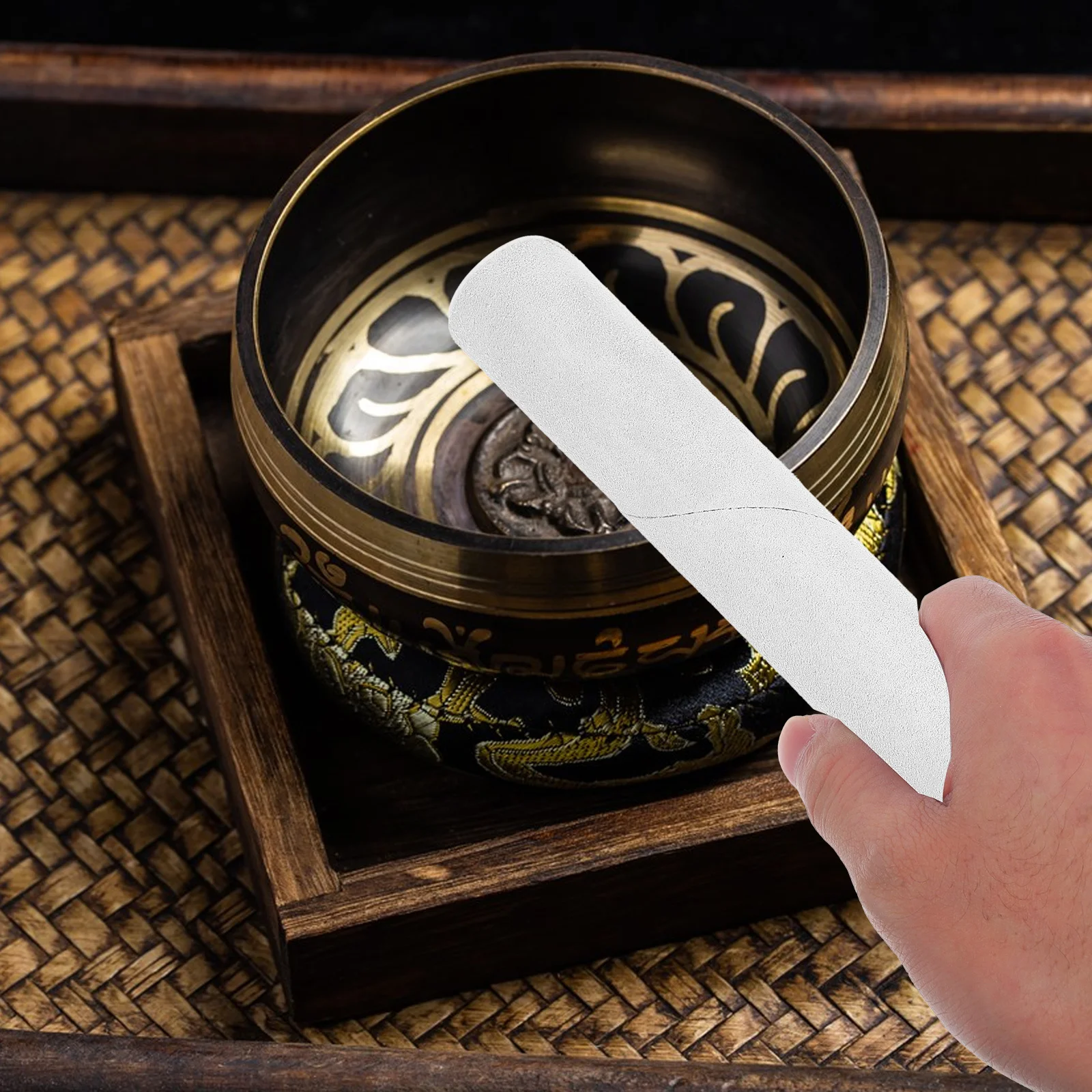 Crystal Singing Bowl Mallet Professional Durable Sound Bowl Striker for Yoga Meditation Healing Music Accessories
Crystal Singing Bowl Mallet Professional Durable Sound Bowl Striker for Yoga Meditation Healing Music Accessories