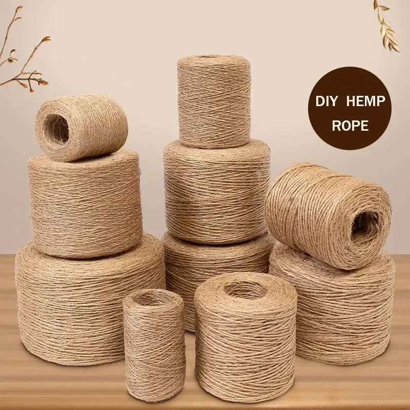 50/100M 2mm Natural Jute Rope String Ribbon Crafts DIY Vintage Jute Cord Twine Thread Sewing Party Wedding Decortion Foam sheet
50/100M 2mm Natural Jute Rope String Ribbon Crafts DIY Vintage Jute Cord Twine Thread Sewing Party Wedding Decortion Foam sheet