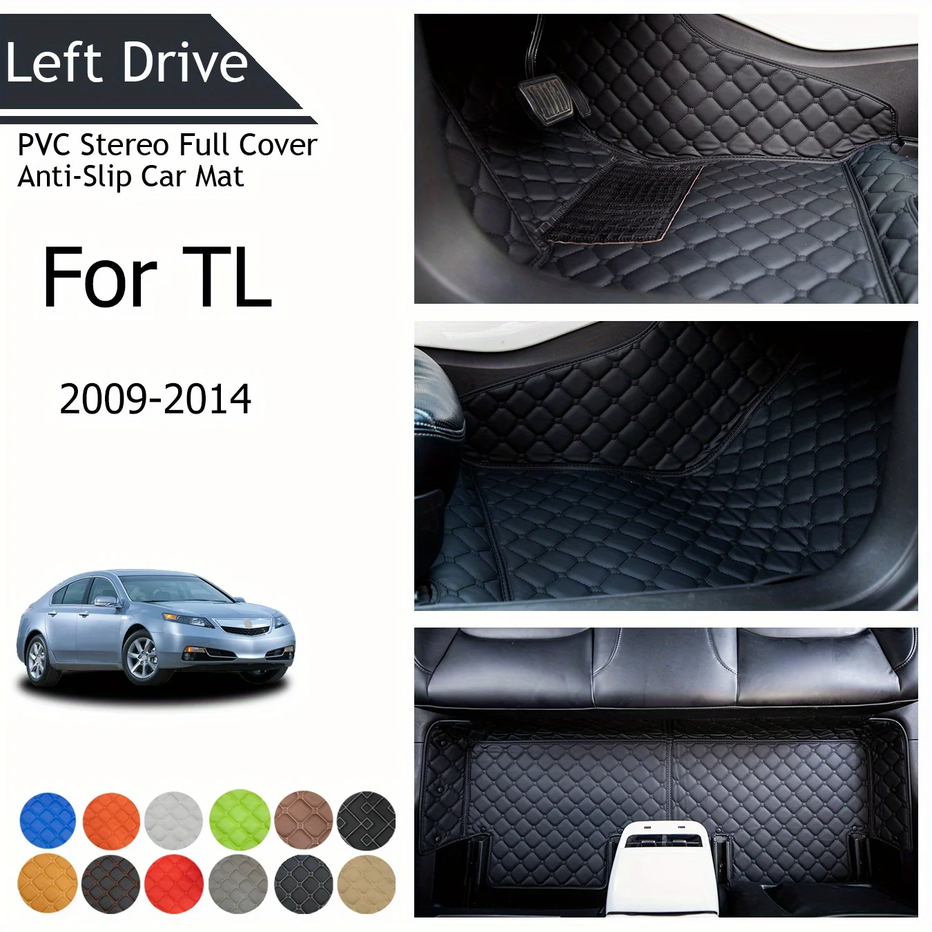 Трехслойный ПВХ стерео коврик для Honda For TL 2009-2014, противоскользящий автомобильный коврик, автомобильные аксессуары
Трехслойный ПВХ стерео коврик для Honda For TL 2009-2014, противоскользящий автомобильный коврик, автомобильные аксессуары