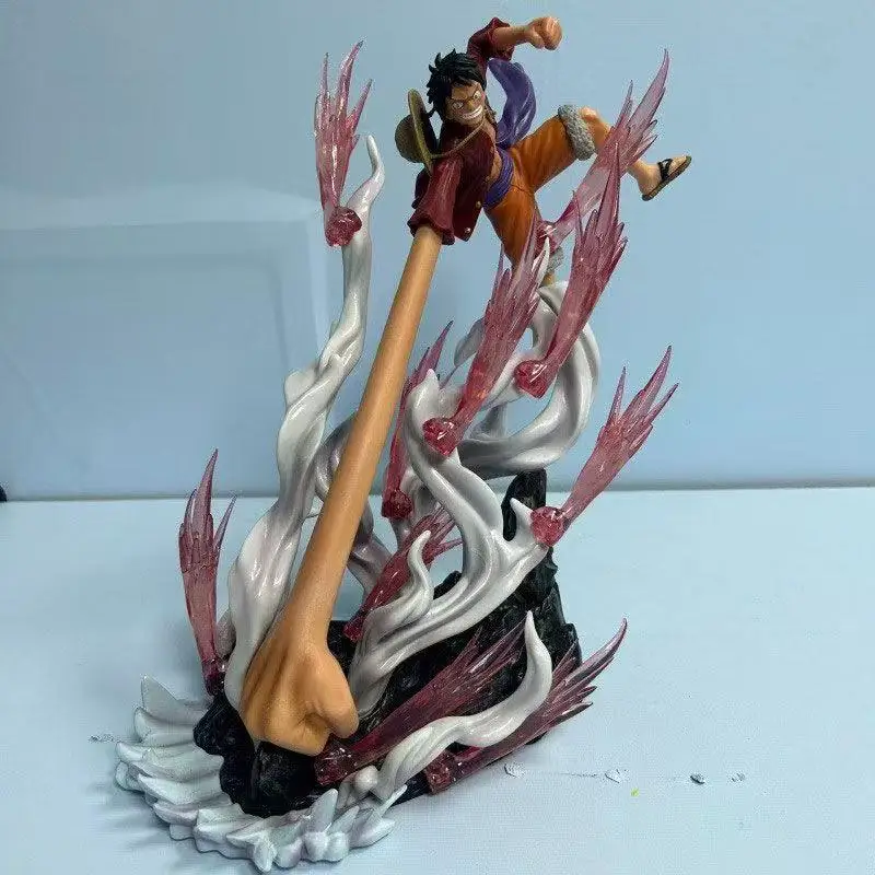 One Piece LX Machine Gun Fist Luffy Movable PVC Anime Figure 30cm/11.81Inch Combat Pose Desktop Ornament Collectible Toy Gift
One Piece LX Machine Gun Fist Luffy Movable PVC Anime Figure 30cm/11.81Inch Combat Pose Desktop Ornament Collectible Toy Gift
