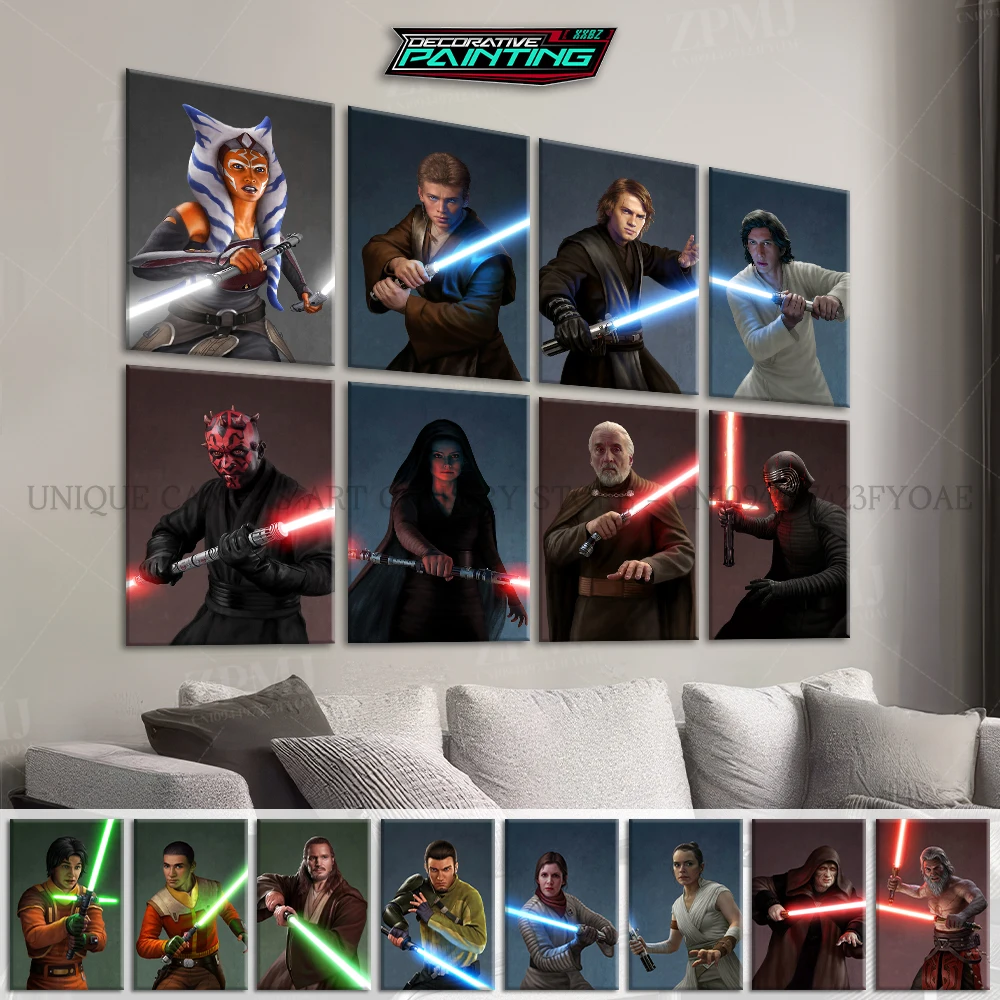 Movie Star Wars: The Last Jedi Character Canvas HD Print Painting Wall Art Poster Home Decor Pictures Living Room No Framework
Movie Star Wars: The Last Jedi Character Canvas HD Print Painting Wall Art Poster Home Decor Pictures Living Room No Framework
