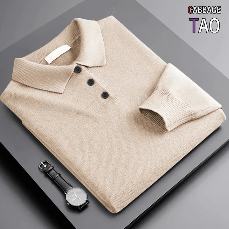 Mens Autumn Winter Long Sleeve Buttoned Knit Pullover Casual Wool Blend Polo Sweater Classic Warm Heavyweight Outerwear TOP
Mens Autumn Winter Long Sleeve Buttoned Knit Pullover Casual Wool Blend Polo Sweater Classic Warm Heavyweight Outerwear TOP