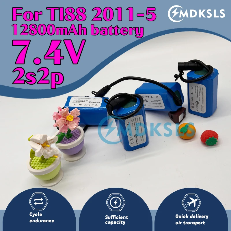 7.4V 2S2P Fishing Bait Boat Nev 2800-12800mAh Battery For T188 T888 2011-5 V007 C18 H18 So on Remote Control RC Boat Parts18650
7.4V 2S2P Fishing Bait Boat Nev 2800-12800mAh Battery For T188 T888 2011-5 V007 C18 H18 So on Remote Control RC Boat Parts18650