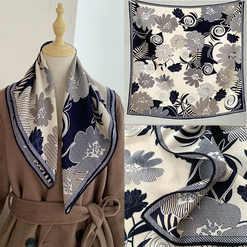 Luxurious design silk and wool scarf for women in floral style, square shape, warm-keeping neckband shawl, 65*65 cm
Luxurious design silk and wool scarf for women in floral style, square shape, warm-keeping neckband shawl, 65*65 cm