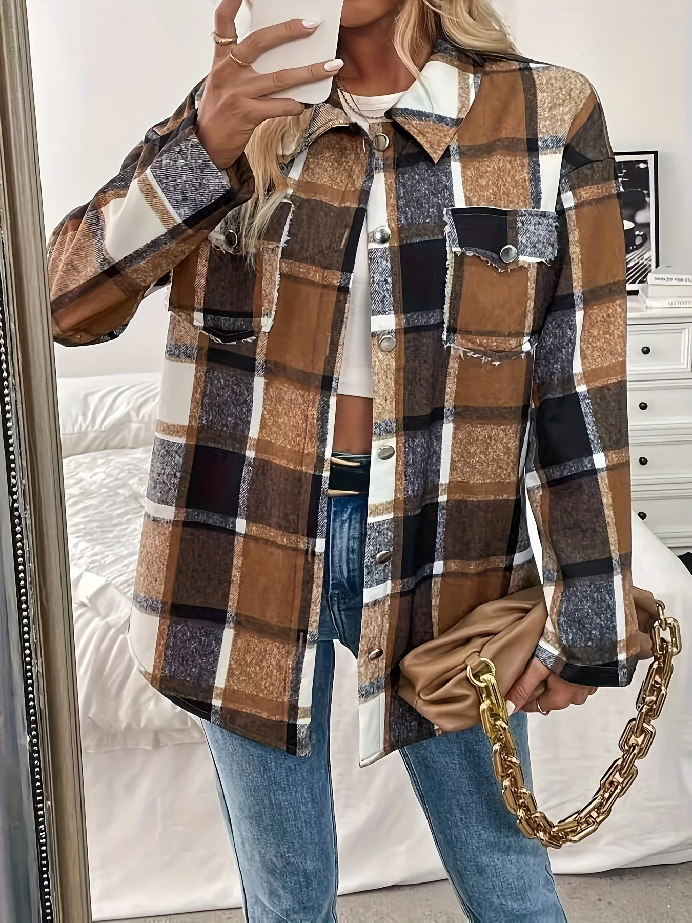 Elegant Directed Women's Autumn Winter Knitted Plaid Print Fleece Lined Warm Coat QD0519057
Elegant Directed Women's Autumn Winter Knitted Plaid Print Fleece Lined Warm Coat QD0519057