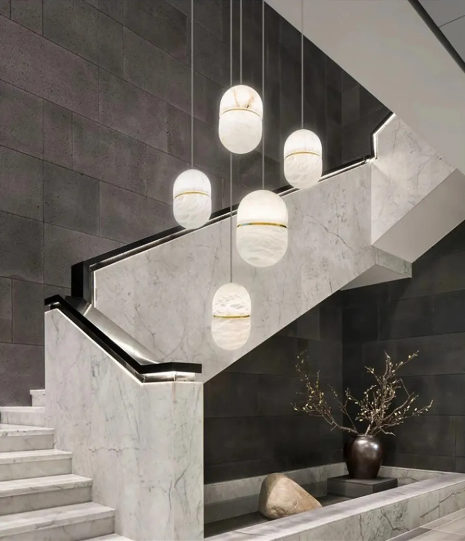 Modern Ceiling Chandelier For Staircase Luxury Marble Pendant Lamp Living Dinning Room Hallway Bedside Suspension Luminairercase
Modern Ceiling Chandelier For Staircase Luxury Marble Pendant Lamp Living Dinning Room Hallway Bedside Suspension Luminairercase
