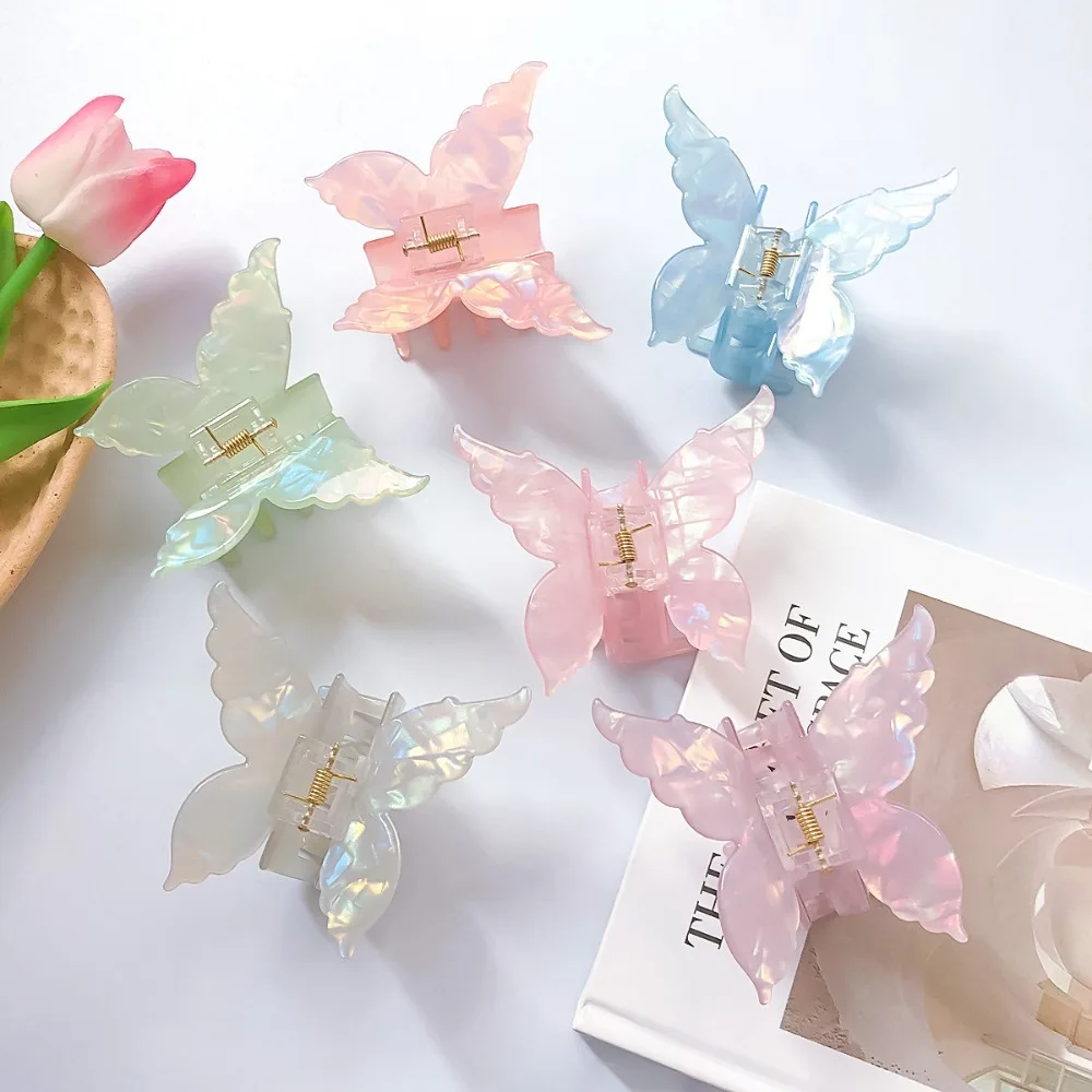 French Retro Butterfly Hair Clips Hair Accessories Back Of The Head Hair Claws Coiled Hairpin Hair Grasping Women Banana Clip
French Retro Butterfly Hair Clips Hair Accessories Back Of The Head Hair Claws Coiled Hairpin Hair Grasping Women Banana Clip