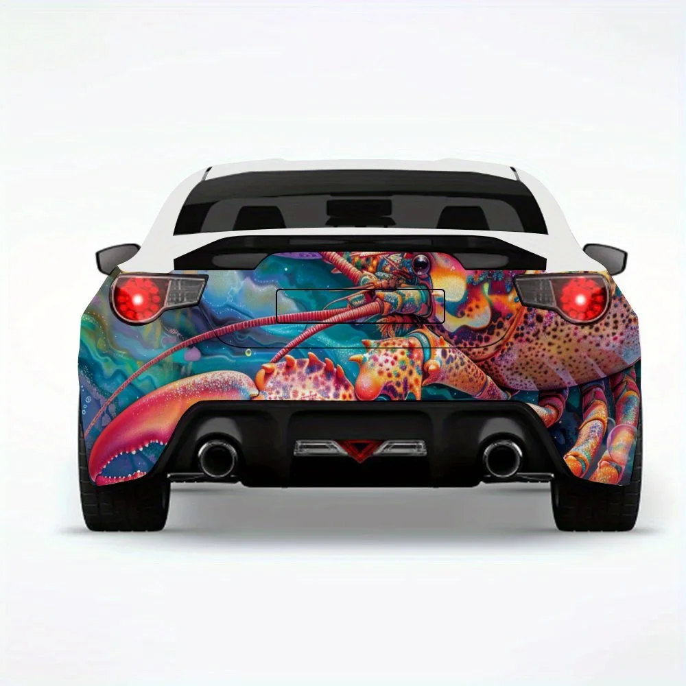 Красочная наклейка на автомобиль с морским лобстером, виниловая наклейка на заднюю часть автомобиля, водонепроницаемые самоклеящиеся виниловые наклейки для хвоста и бампера автомобиля,
Красочная наклейка на автомобиль с морским лобстером, виниловая наклейка на заднюю часть автомобиля, водонепроницаемые самоклеящиеся виниловые наклейки для хвоста и бампера автомобиля,