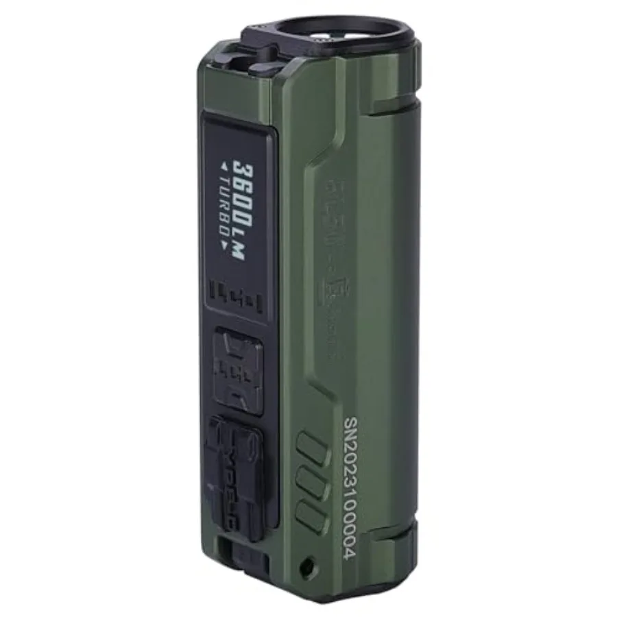 BL50 Rechargeable EDC Flashlight 3600 Lumens, UV Light and White LED, High Lumens Portable Flashlights Dual Light Source Pocket
BL50 Rechargeable EDC Flashlight 3600 Lumens, UV Light and White LED, High Lumens Portable Flashlights Dual Light Source Pocket