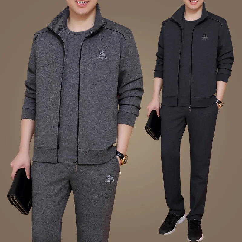 Middle-Aged Father Casual Sportswear Set Men's Long Sve Sweatirt And Pants Autumn Season Tee-Piece Suit Loose Fit Dad ...
Middle-Aged Father Casual Sportswear Set Men's Long Sve Sweatirt And Pants Autumn Season Tee-Piece Suit Loose Fit Dad ...