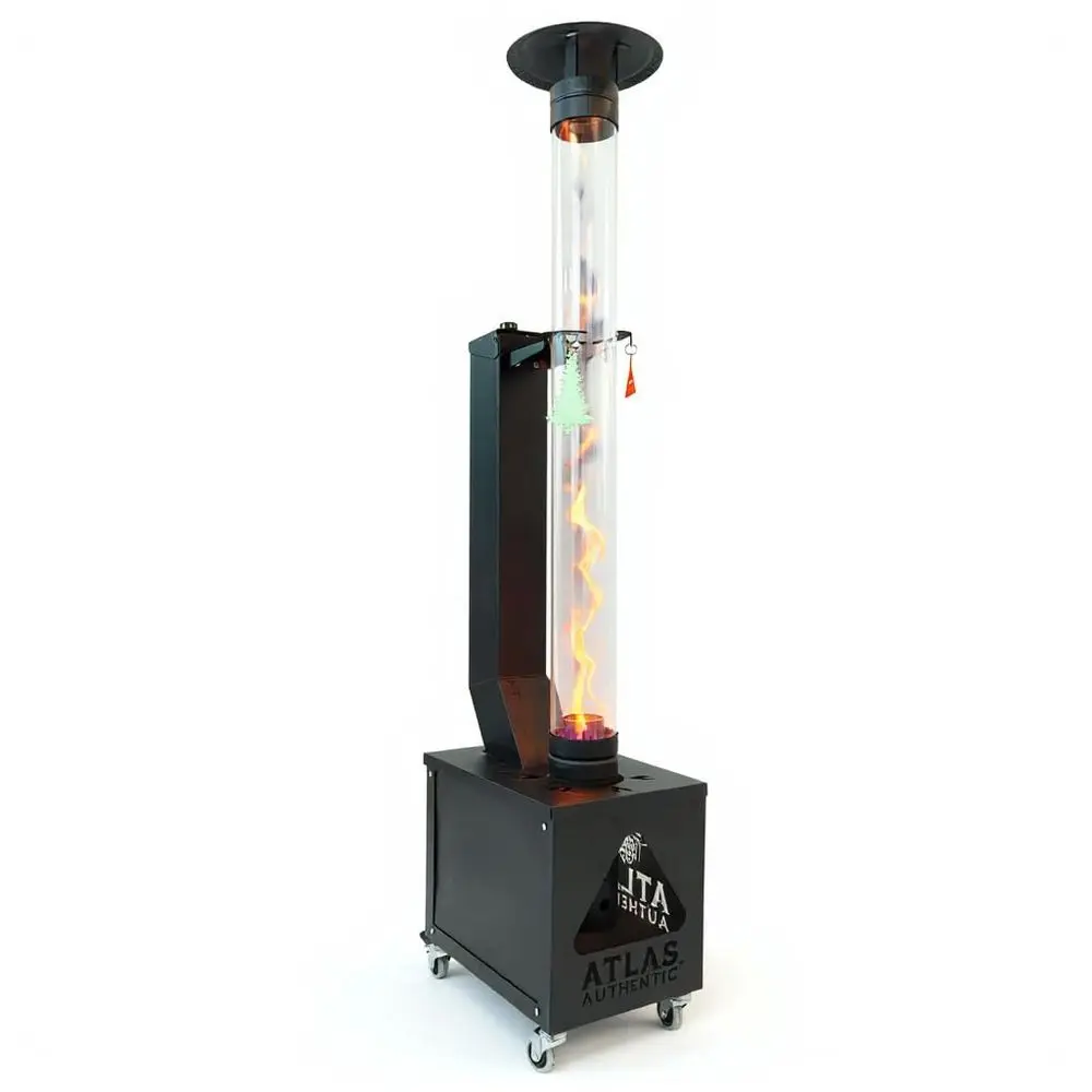 Pellet Patio Heater Smokeless Flame, Portable with Wheels, Easy Cleanout Durable, Modern Look for Home, Garden amp Camping
Pellet Patio Heater Smokeless Flame, Portable with Wheels, Easy Cleanout Durable, Modern Look for Home, Garden amp Camping