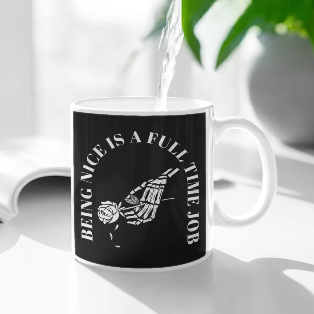 Being Nice is Hard Ceramic Cup Coffee Oatmeal Breakfast Cup Creative Personality Mug
Being Nice is Hard Ceramic Cup Coffee Oatmeal Breakfast Cup Creative Personality Mug
