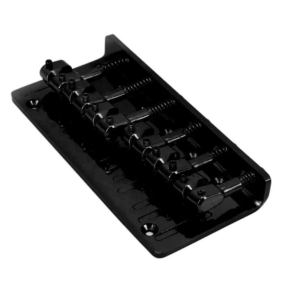 Zinc Alloy 6-String Bass Bridge Adjustable Barrel Saddles Multifunctional Bridge Bass Bridge Silver/Black/Gold
Zinc Alloy 6-String Bass Bridge Adjustable Barrel Saddles Multifunctional Bridge Bass Bridge Silver/Black/Gold