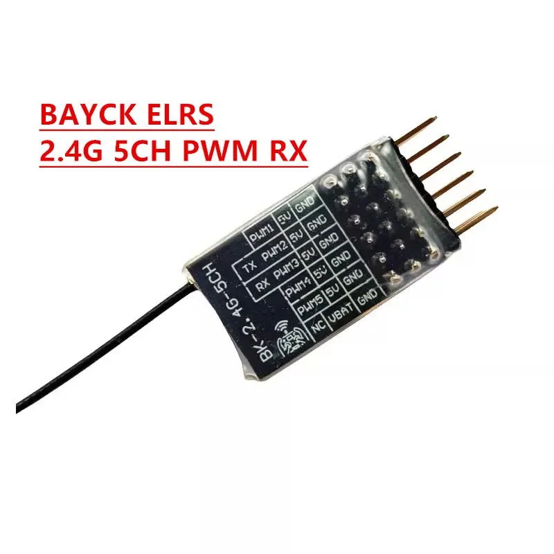 BAYCK ELRS 2.4GHz 5CH PWM Receiver ExpressLRS RX For FPV Racing RC Airplane/fixed wing
BAYCK ELRS 2.4GHz 5CH PWM Receiver ExpressLRS RX For FPV Racing RC Airplane/fixed wing