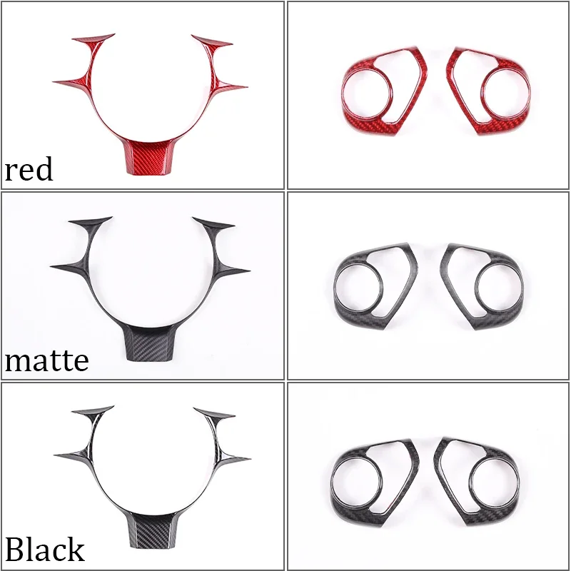 Car Steering Wheel Panel Cover Sticker Trim For Toyota 86/Subaru BRZ 2017-2022 Auto Accessories Real Carbon Fiber
Car Steering Wheel Panel Cover Sticker Trim For Toyota 86/Subaru BRZ 2017-2022 Auto Accessories Real Carbon Fiber