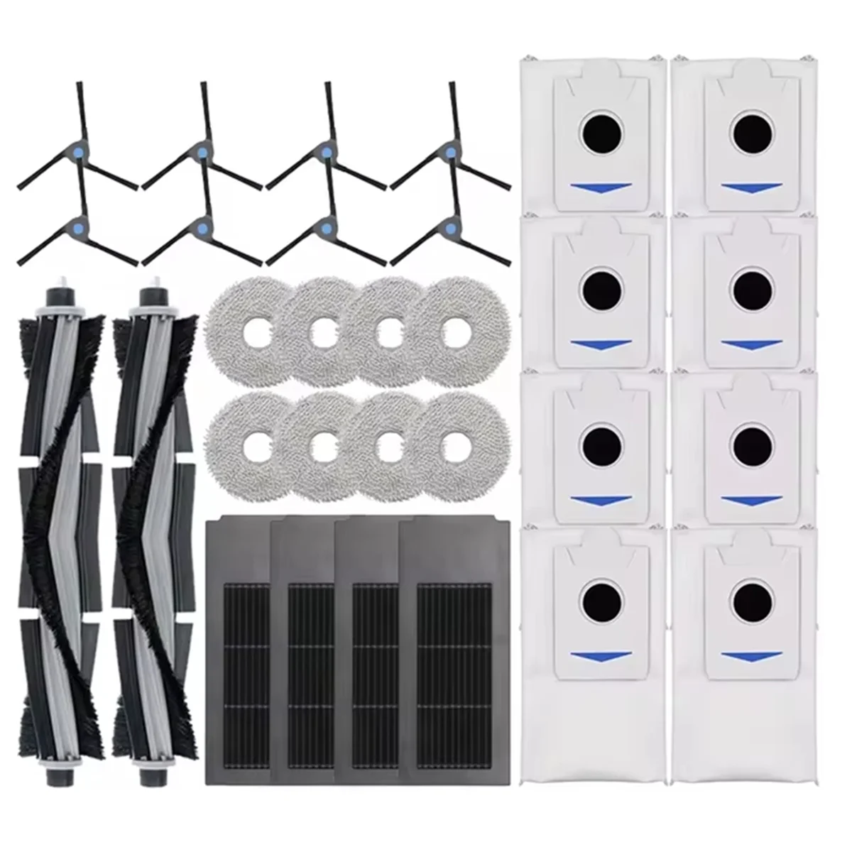 Аксессуары для робота-пылесоса X2 Omni / X2 Pro/X2, ролик, основная боковая щетка, фильтр, Швабра, ткань, запчасти для пылесборника
Аксессуары для робота-пылесоса X2 Omni / X2 Pro/X2, ролик, основная боковая щетка, фильтр, Швабра, ткань, запчасти для пылесборника