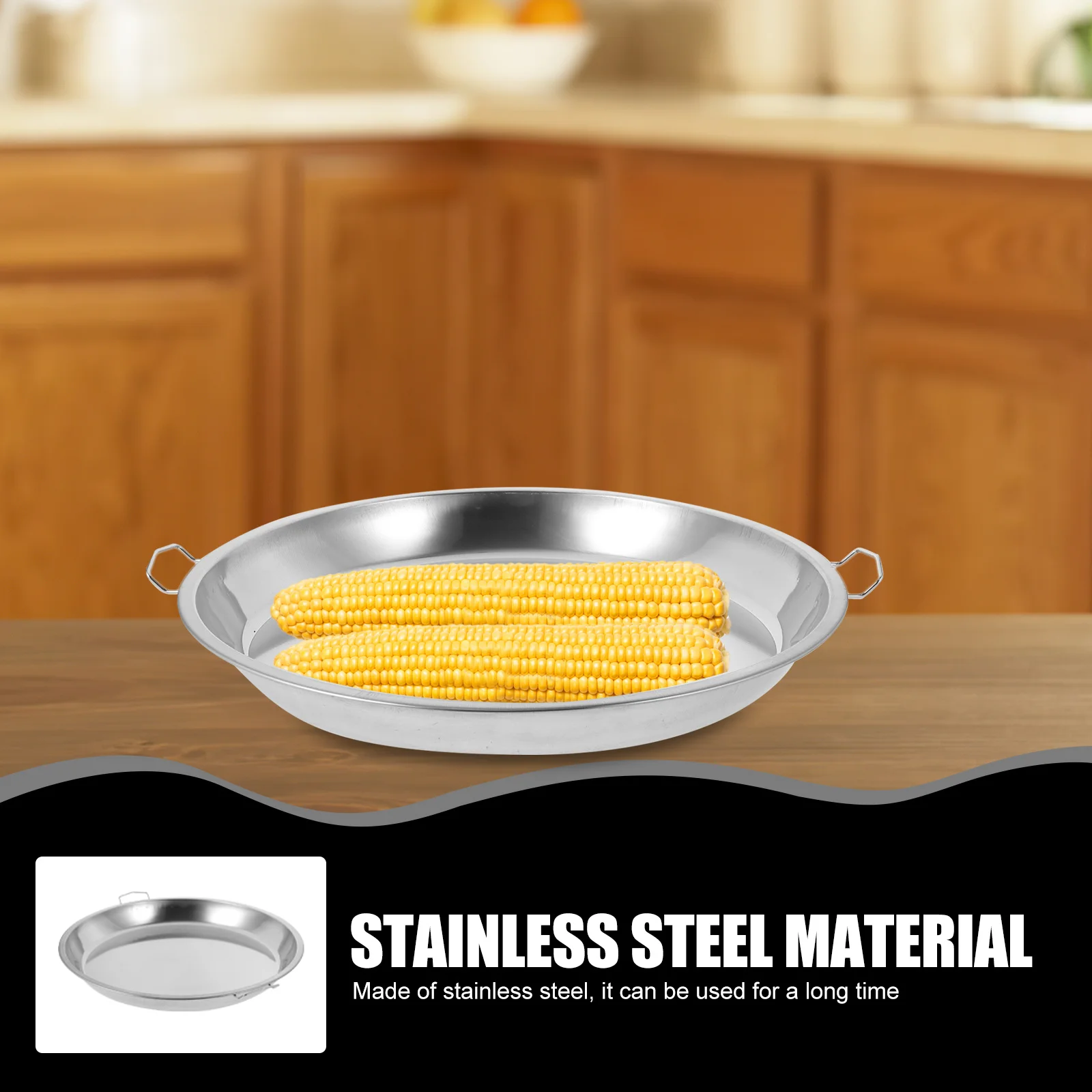 1pc Stainless Steel Steaming Plate 20Cm Heavy Duty Cooking Tray For Fish Crab Vegetables Multi Functional Kitchen Dish Oven
1pc Stainless Steel Steaming Plate 20Cm Heavy Duty Cooking Tray For Fish Crab Vegetables Multi Functional Kitchen Dish Oven