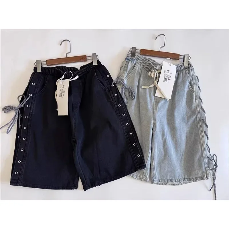 Men Y2K American Retro Loose Five-Quarter Denim Shorts Summer High Street
Men Y2K American Retro Loose Five-Quarter Denim Shorts Summer High Street