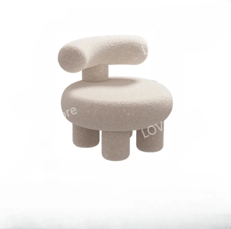 Nordic Lamb Velvet Living Room Sofa Chairs Round Stool Home Furniture Simple Children's Back
Nordic Lamb Velvet Living Room Sofa Chairs Round Stool Home Furniture Simple Children's Back