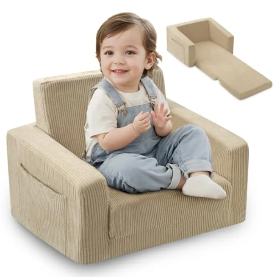 Toddle and Chair2-in-1 Soft Toddler Couches that Fold Out Toddler Chairs Comfy 1-3 Years Old Convertible Sofa to Lounge
Toddle and Chair2-in-1 Soft Toddler Couches that Fold Out Toddler Chairs Comfy 1-3 Years Old Convertible Sofa to Lounge
