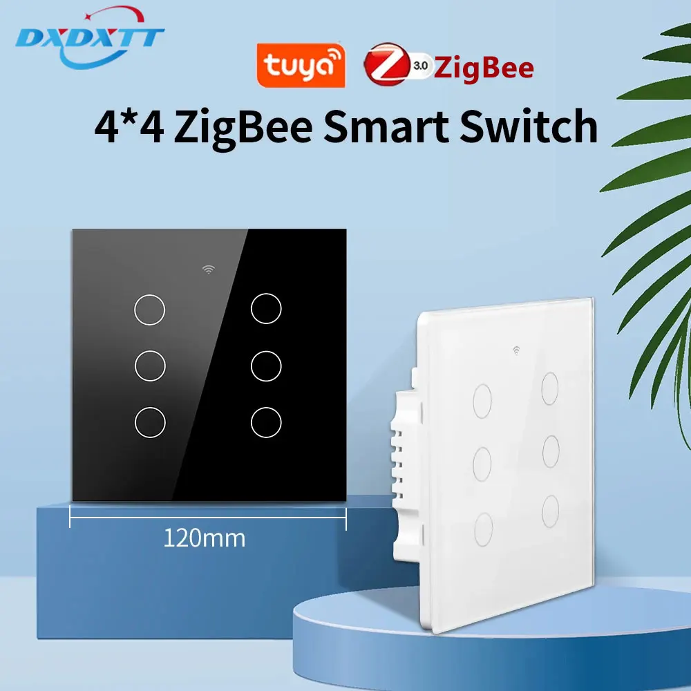 Zigbee Smart Switch TuyaBrazil 4x4 RF433 Touch Sensor Smart home Light Switch No Neutral Wire Work with Alexa Google Home Alice
Zigbee Smart Switch TuyaBrazil 4x4 RF433 Touch Sensor Smart home Light Switch No Neutral Wire Work with Alexa Google Home Alice