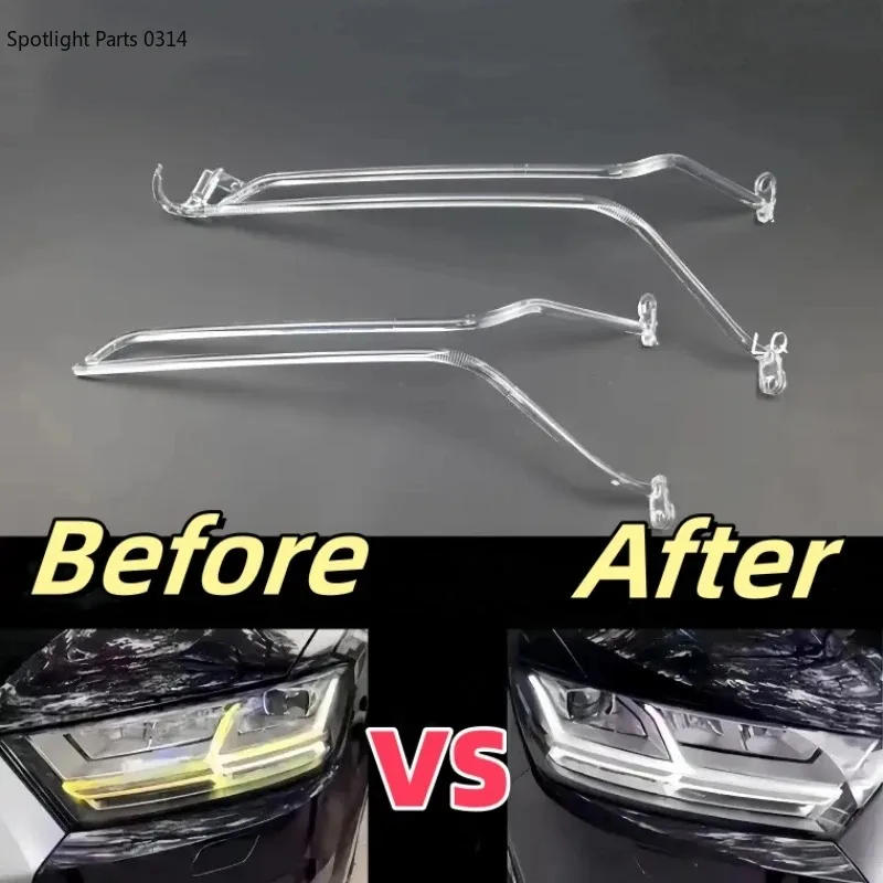 For 2016-2019 Audi Q7 LED headlight light guide strip acrylic lamp tube daytime running light light guide plate tstrip
For 2016-2019 Audi Q7 LED headlight light guide strip acrylic lamp tube daytime running light light guide plate tstrip