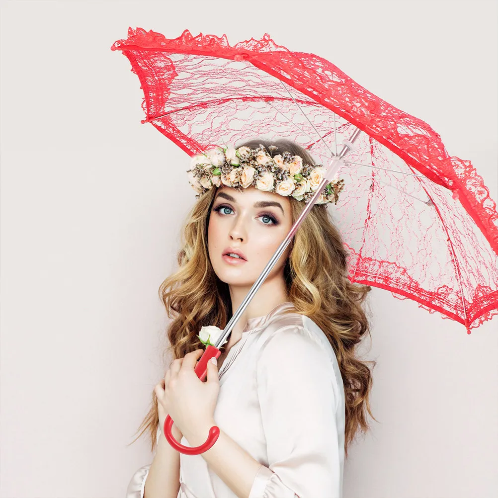 2Pcs Large Delicate Lace Umbrella Photography Prop for Wedding Bridal Photoshoot Vintage Tea Party Dance Performance Elegant
2Pcs Large Delicate Lace Umbrella Photography Prop for Wedding Bridal Photoshoot Vintage Tea Party Dance Performance Elegant