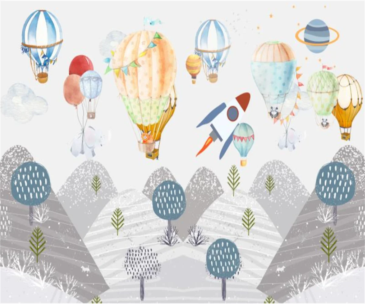 Custom size wallpaper cartoon Hot air balloon children's room background mural home decoration kindergarten murals 3d wallpaper
Custom size wallpaper cartoon Hot air balloon children's room background mural home decoration kindergarten murals 3d wallpaper
