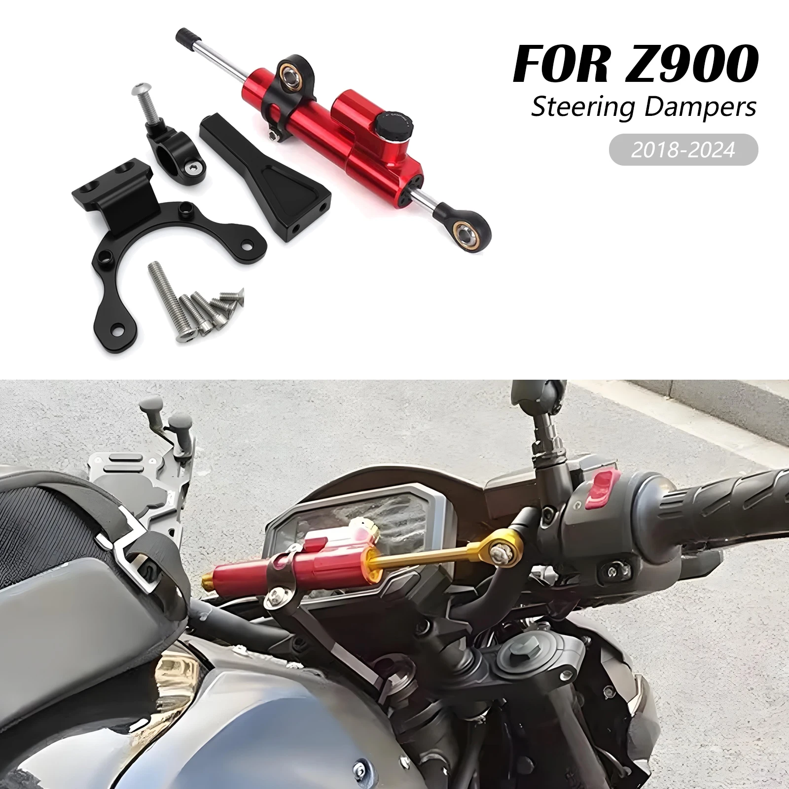 Для Kawasaki Z900 2024 z900 2018-2023 линейка, кронштейн направленного демпфера, кронштейн стабилизатора рулевого демпфера, монтажный комплект
Для Kawasaki Z900 2024 z900 2018-2023 линейка, кронштейн направленного демпфера, кронштейн стабилизатора рулевого демпфера, монтажный комплект