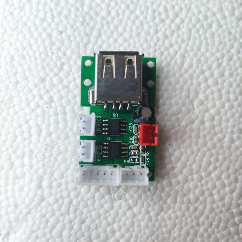 Плата декодирования MP3 с усилителем мощности для воспроизведения музыки с карты памяти и USB-накопителя, которую можно подключить напрямую к динамикам
Плата декодирования MP3 с усилителем мощности для воспроизведения музыки с карты памяти и USB-накопителя, которую можно подключить напрямую к динамикам