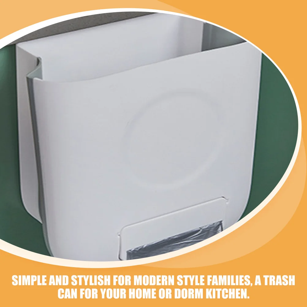 2Pcs Hanging Kitchen Waste Bin Foldable Plastic Trash Can Spacious Mouth Pressure Ring Design Modern Style Compost Bin Foldable
2Pcs Hanging Kitchen Waste Bin Foldable Plastic Trash Can Spacious Mouth Pressure Ring Design Modern Style Compost Bin Foldable