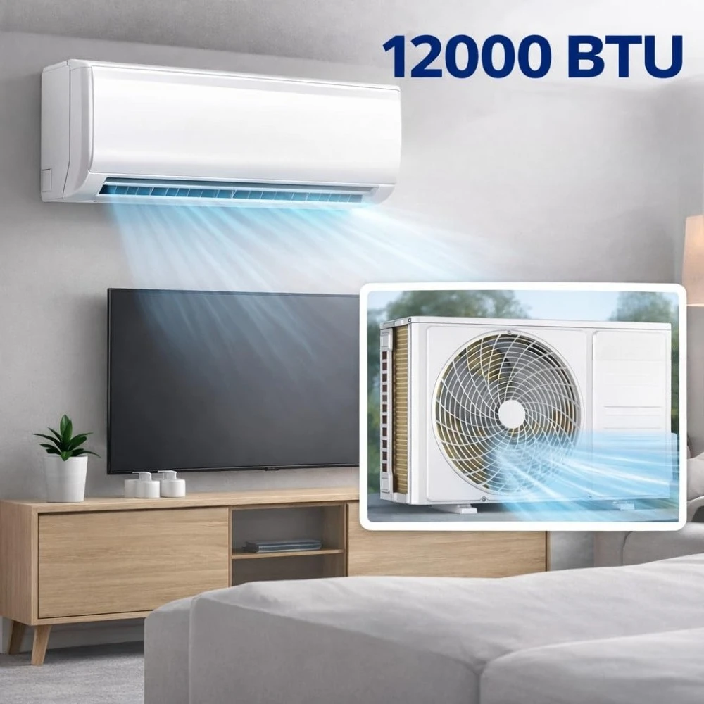 12000 BTU Mini Split AC & Heat Pump,19 SEER2 Inverter Ductless Wall Mount,110V Quiet WiFi Smart,Pre-Charged 16ft Line Set,Custom
12000 BTU Mini Split AC & Heat Pump,19 SEER2 Inverter Ductless Wall Mount,110V Quiet WiFi Smart,Pre-Charged 16ft Line Set,Custom